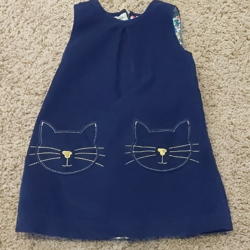 Courdroy cat dress